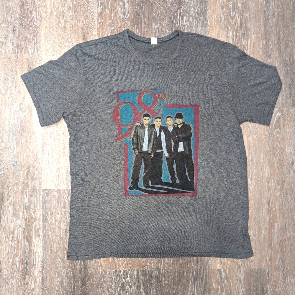 Vintage 98° boy band single stitched t-shirt size XL